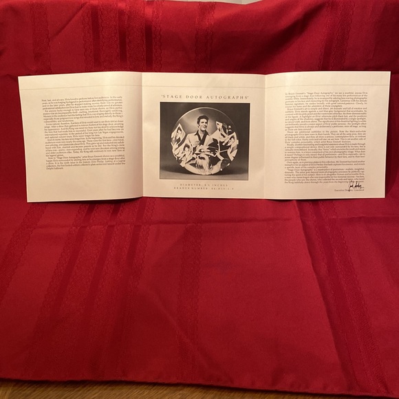 Elvis Presley: Looking at a Legend Delphi Collector Plate - 8 1/2” - Picture 4 of 7